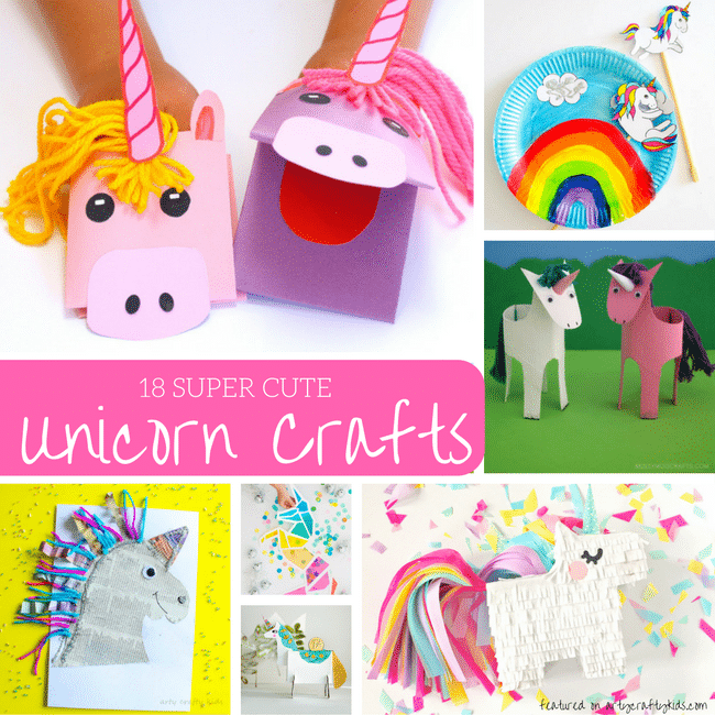 Super Cute Unicorn Crafts - Arty Crafty Kids - Fun & Easy Arts